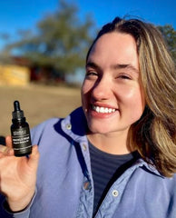Cold-pressed and unrefined Kembali Prickly Pear Seed Oil quality cue.