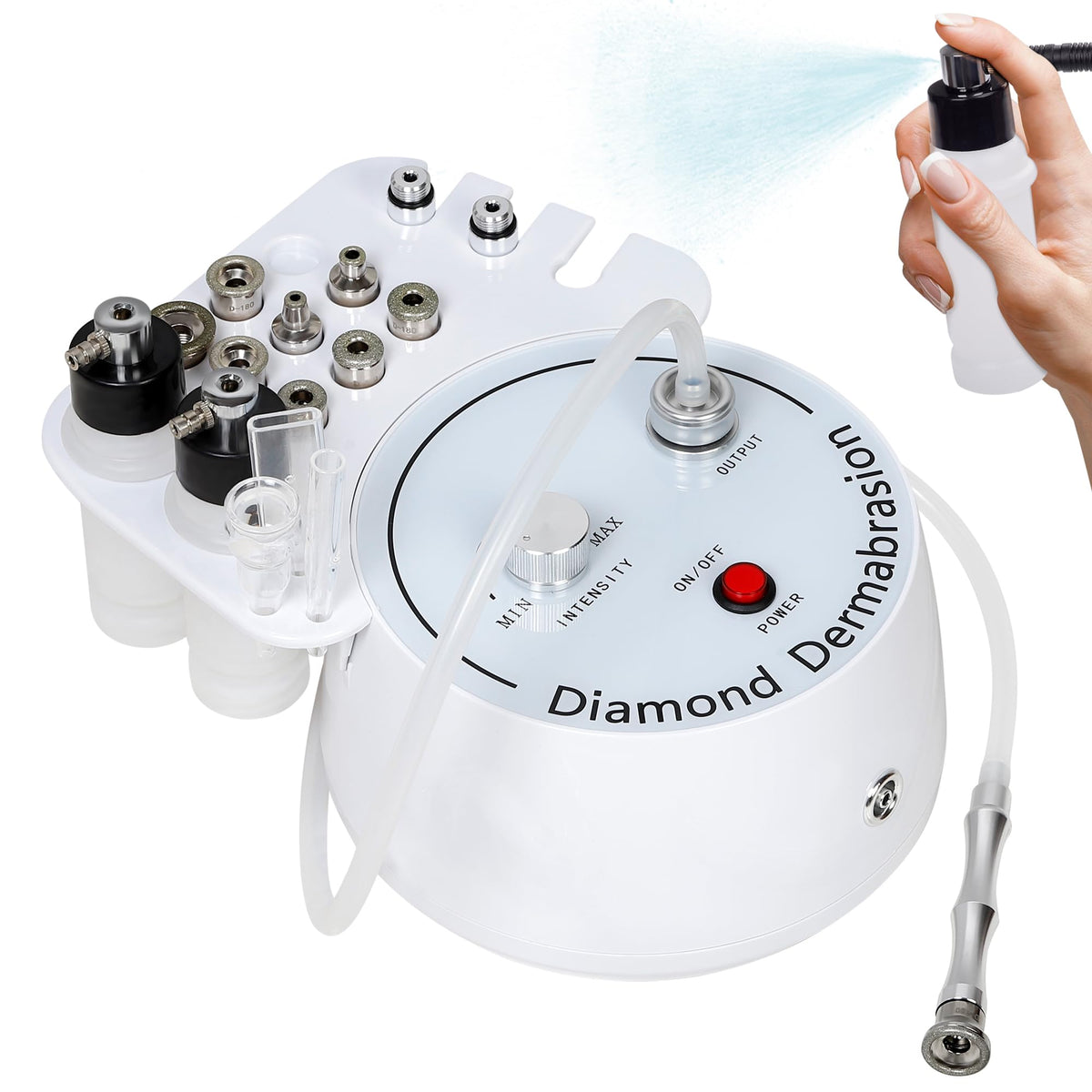 Kendal microdermabrasion machine front view for at-home skincare sessions