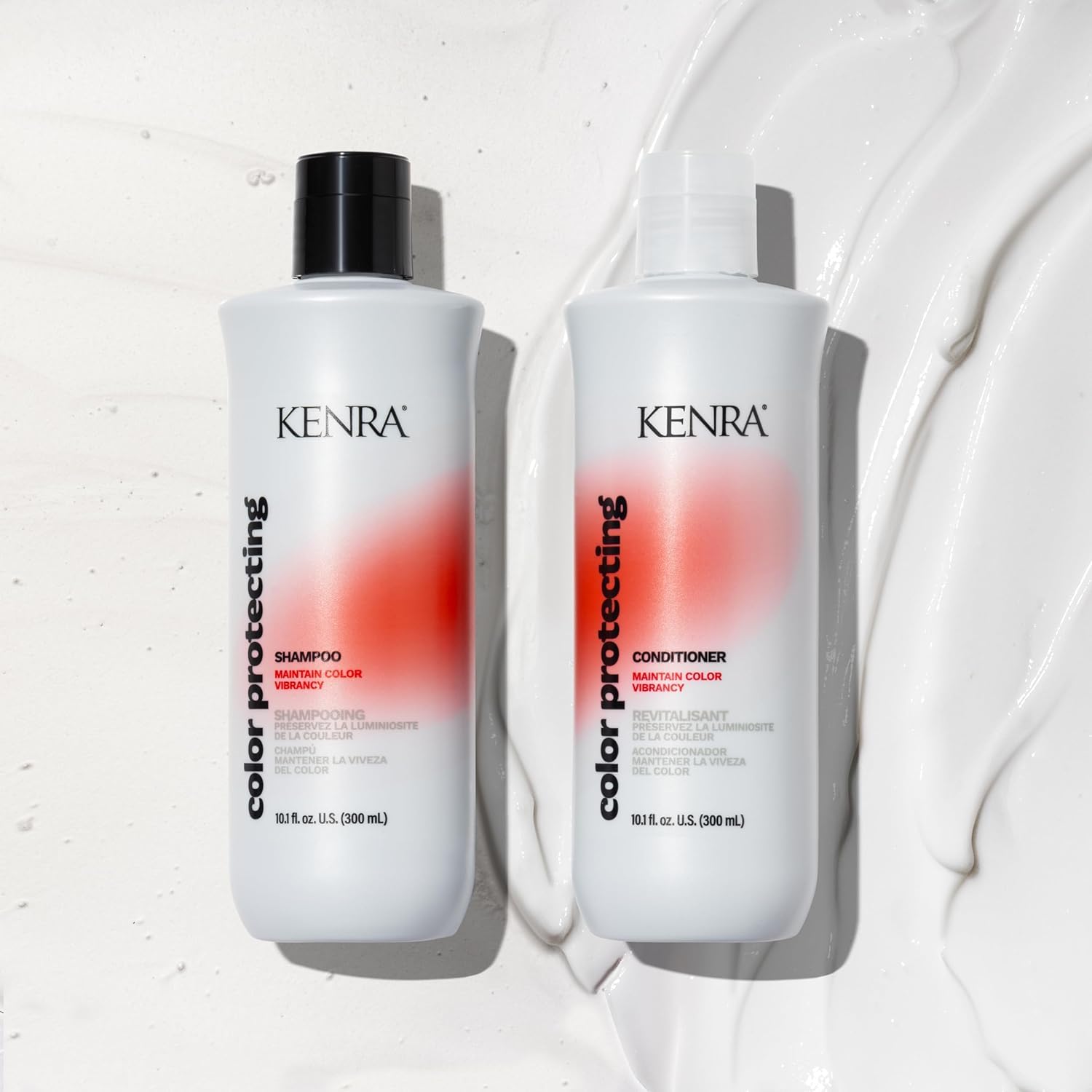 Kenra Color Protecting Set packaging emphasizes easy daily color protection.