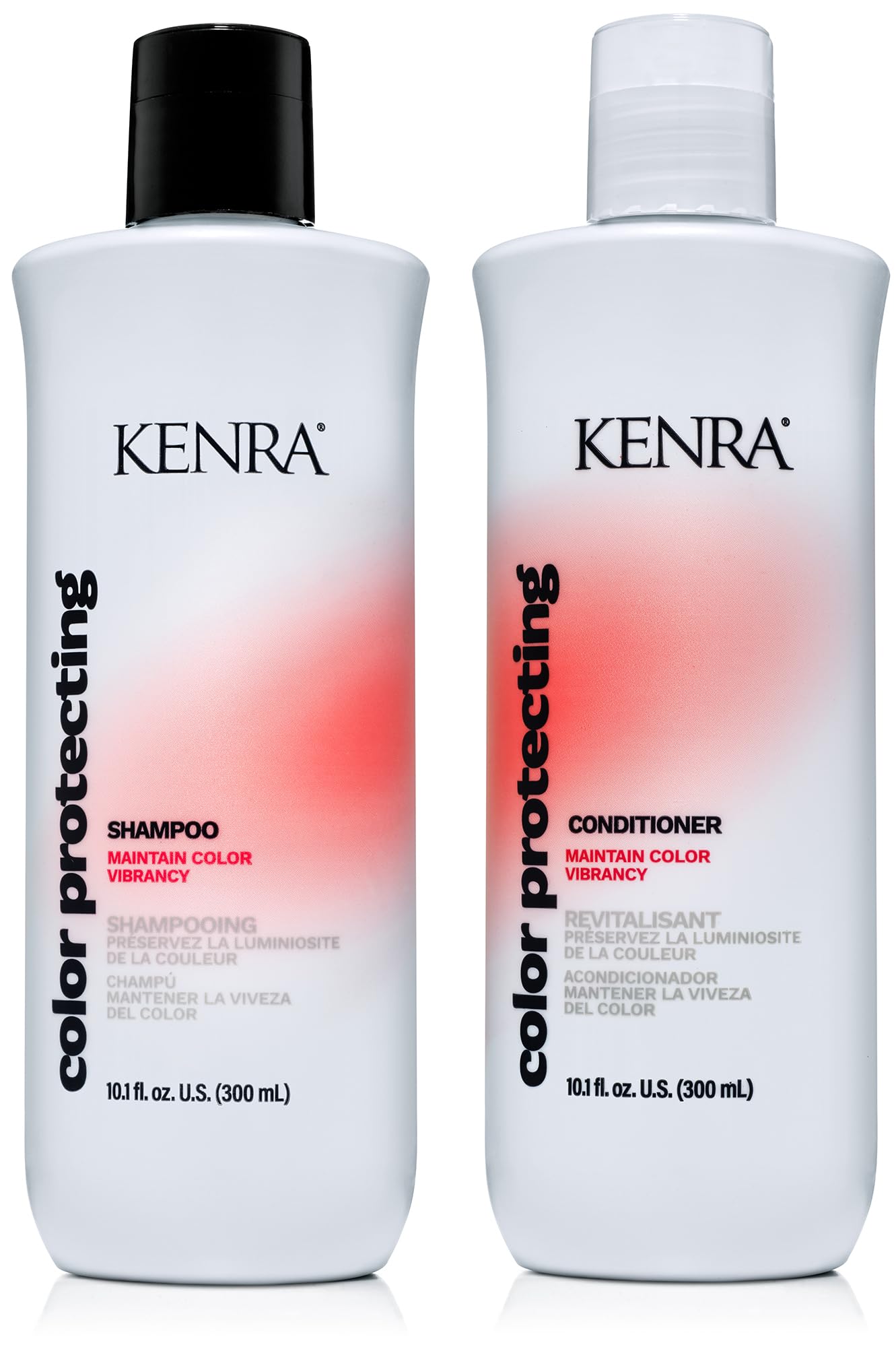 Kenra Color Protecting Shampoo bottle front shows color protection for vibrant results.