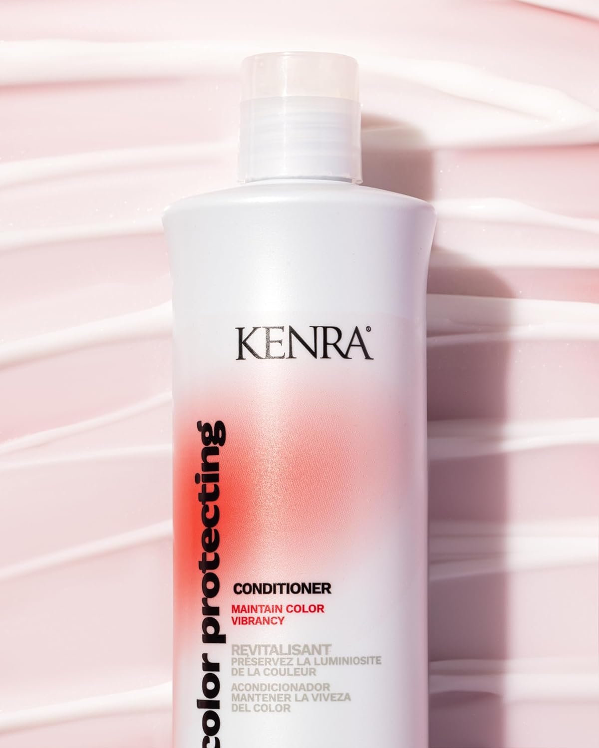 Kenra Color Protecting Shampoo lather demonstrating gentle cleansing