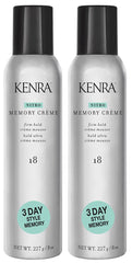 Kenra Nitro Memory Creme 18 mousse bottle offers smooth hold for all hair types.
