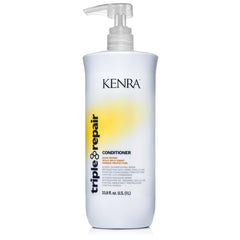 Kenra Triple Repair ingredient close-up features peptides and amino acids for fortification
