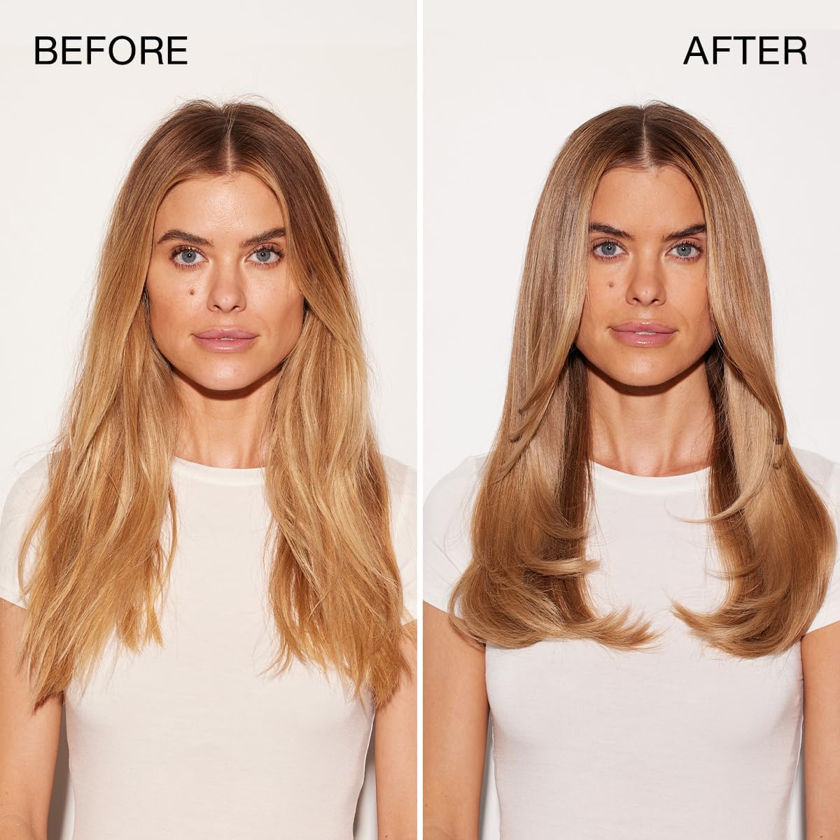 Kenra Triple Repair hair strands close-up with smoother, stronger appearance after treatment