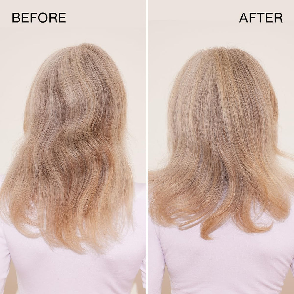 Kenra Violet hair-strands show reduced brass and added radiance on blonde or gray hair