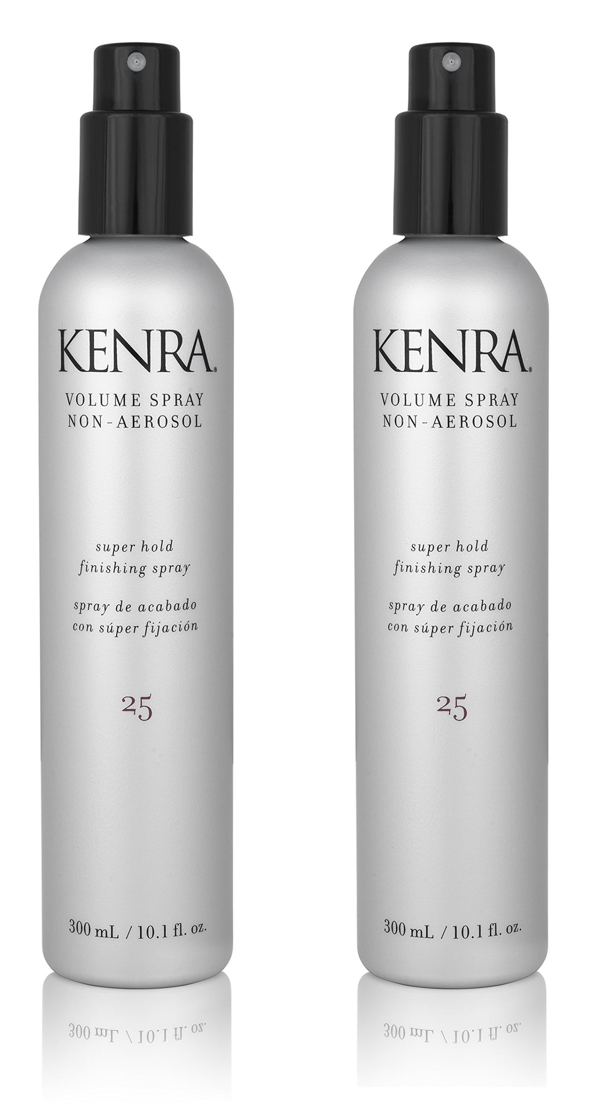 Kenra Volume Spray 25 bottle close-up provides a premium finishing hold.
