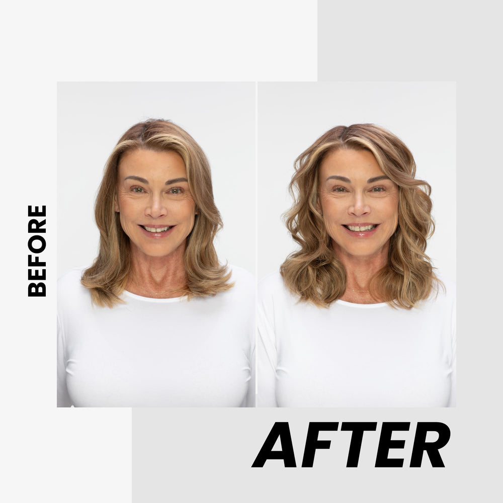 Kenra Volume Spray 25 demonstrates strong hold for bold styles.