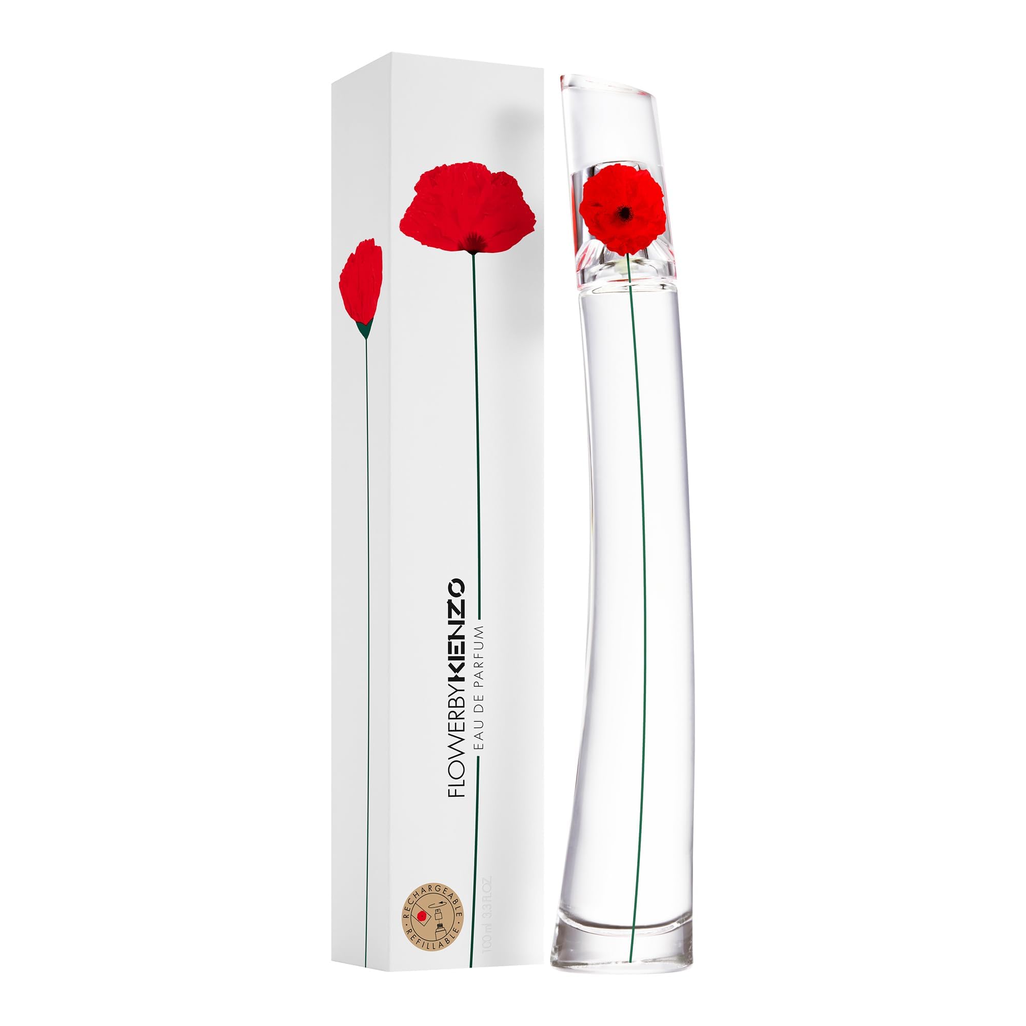 Kenzo Flower packaging exterior showing retail presentation and gifting appeal.