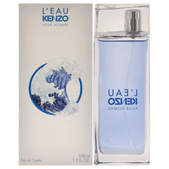 Kenzo L'Eau Pour Homme box packaging and branding