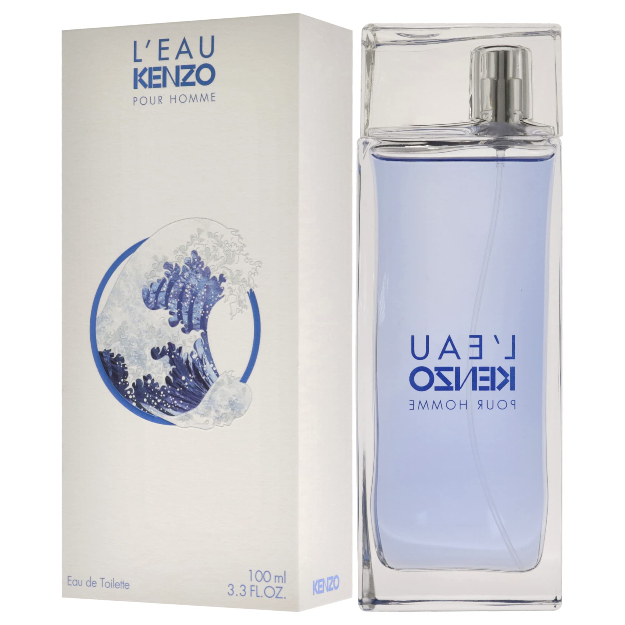 Kenzo L'Eau Pour Homme wrist spray application