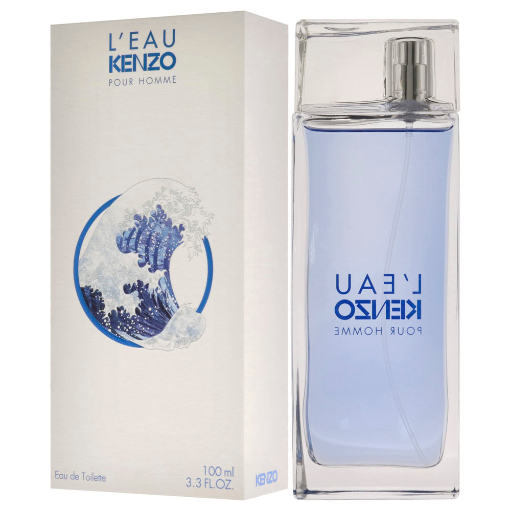 Kenzo L'Eau Pour Homme wrist spray application