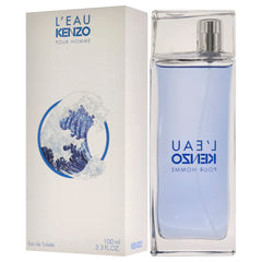 Kenzo L'Eau Pour Homme wrist spray application