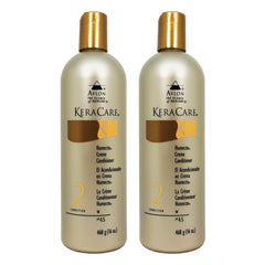 Keracare Humecto Creme Conditioner 16oz pair bottles for hydrating daily detangling
