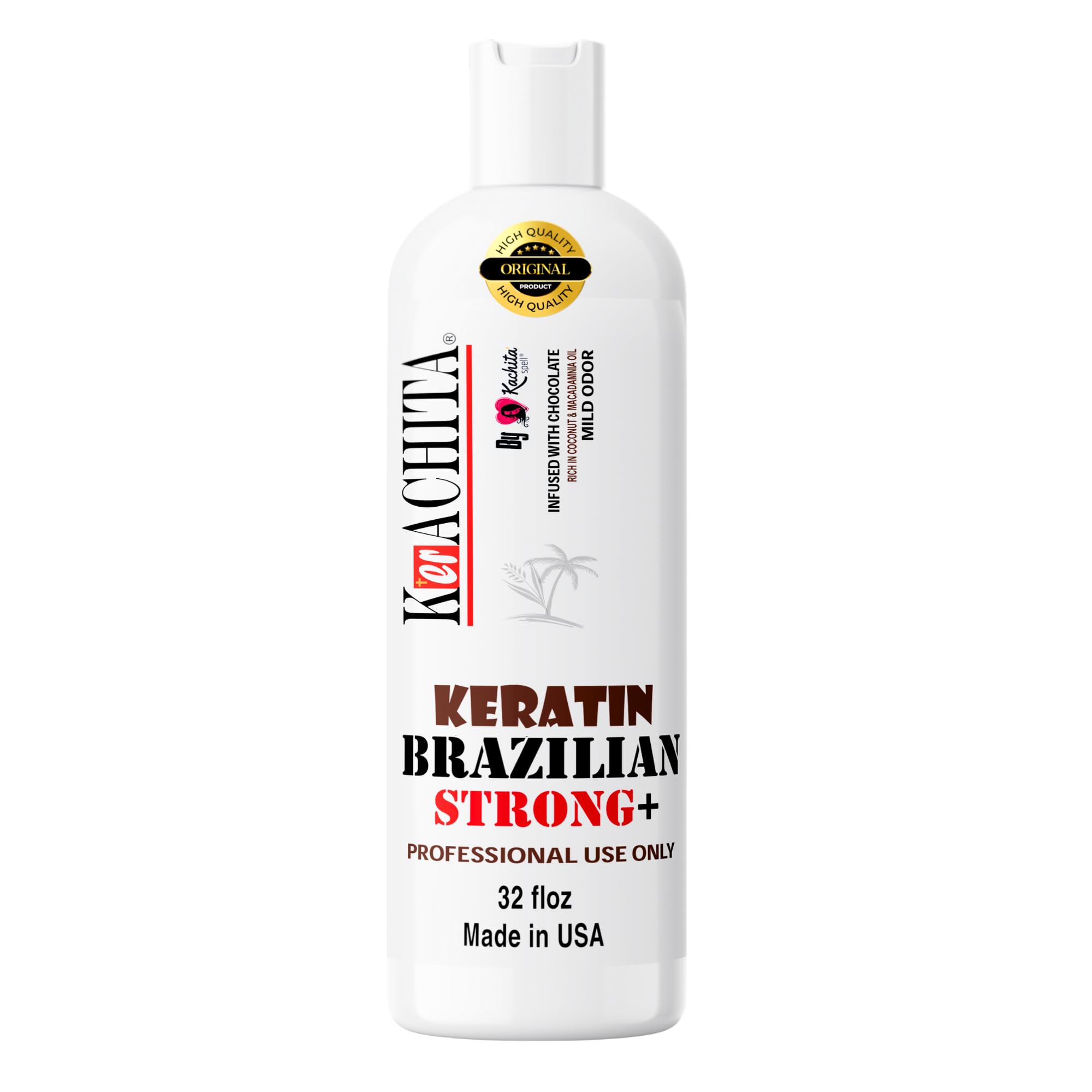 KERACHITA Brazilian Keratin Chocolate bottle for frizz-free results at home
