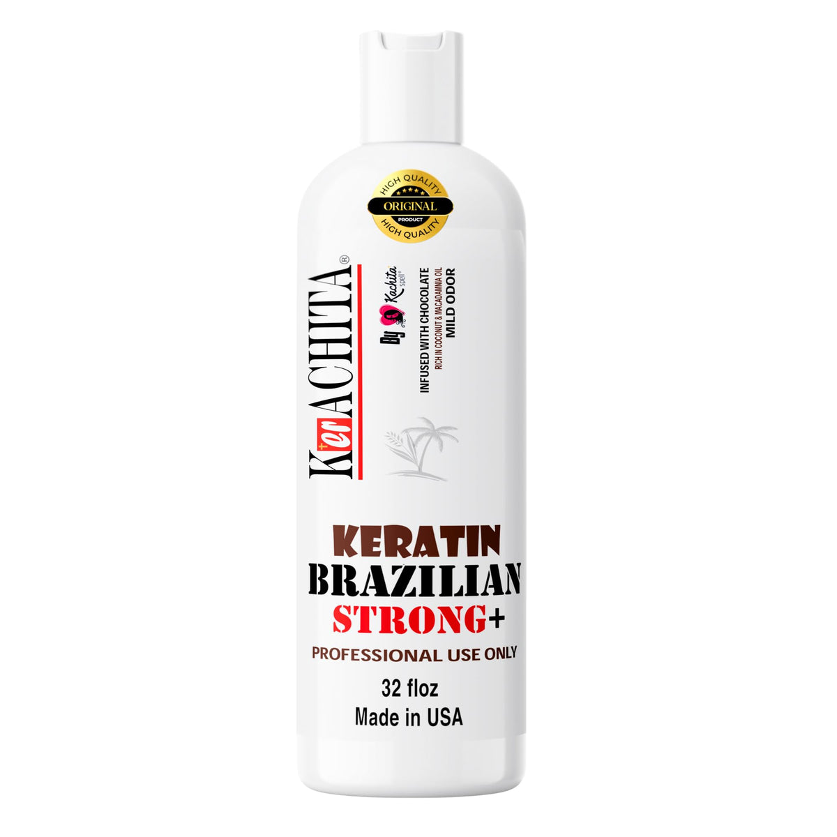 KERACHITA Brazilian Keratin Chocolate bottle for frizz-free results at home