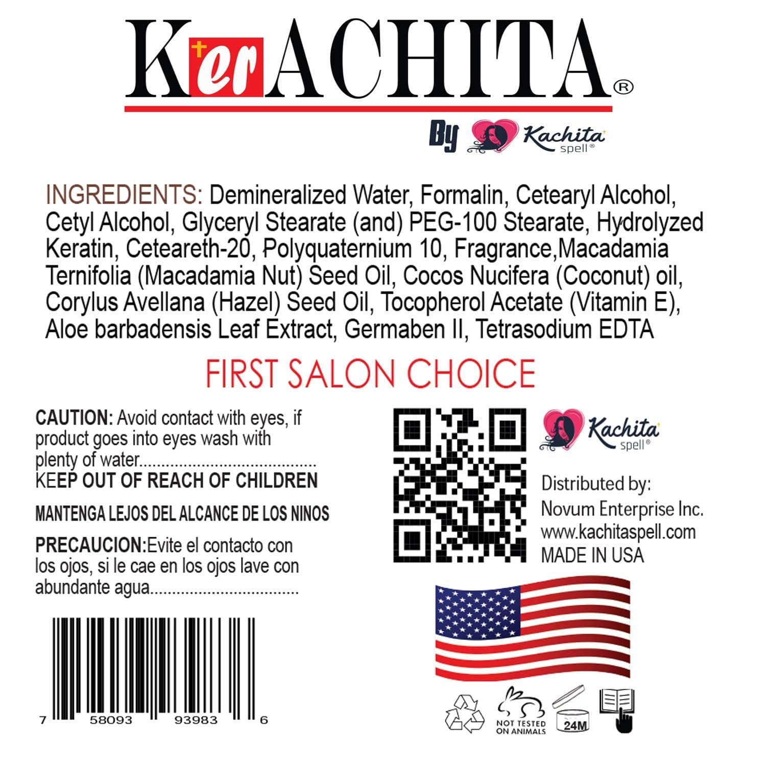 Frizz control and shine from the strong formula