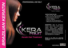 KERA FRUIT anti-residue shampoo 1L bottle delivering clean base for styling