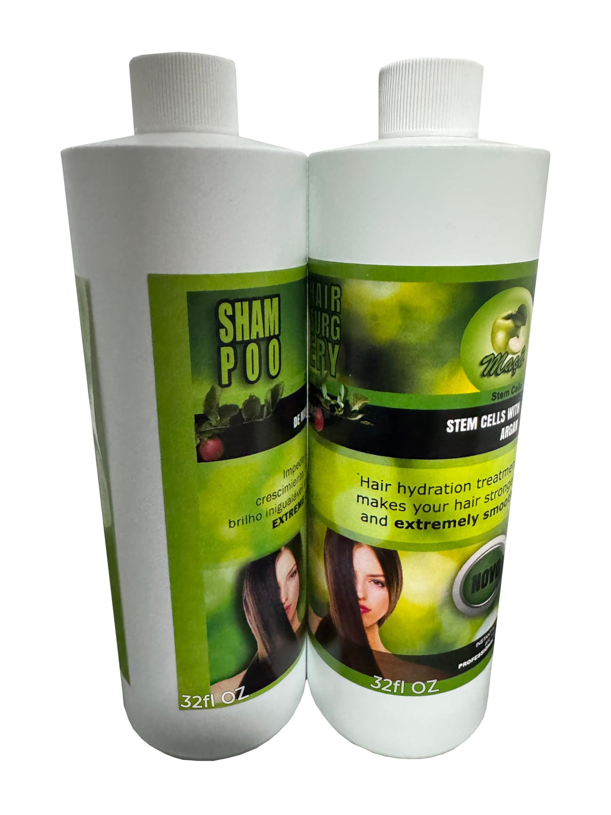 KERA FRUIT Hair Treatment 16oz bottle shows smoothing and shine for home use.