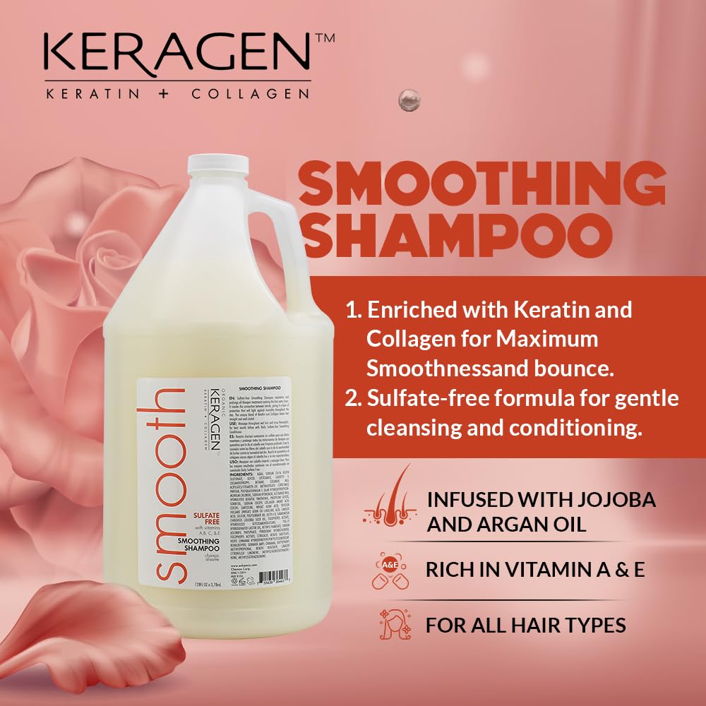 KERAGEN 128oz packaging shot showcases the generous bottle for long-term use.