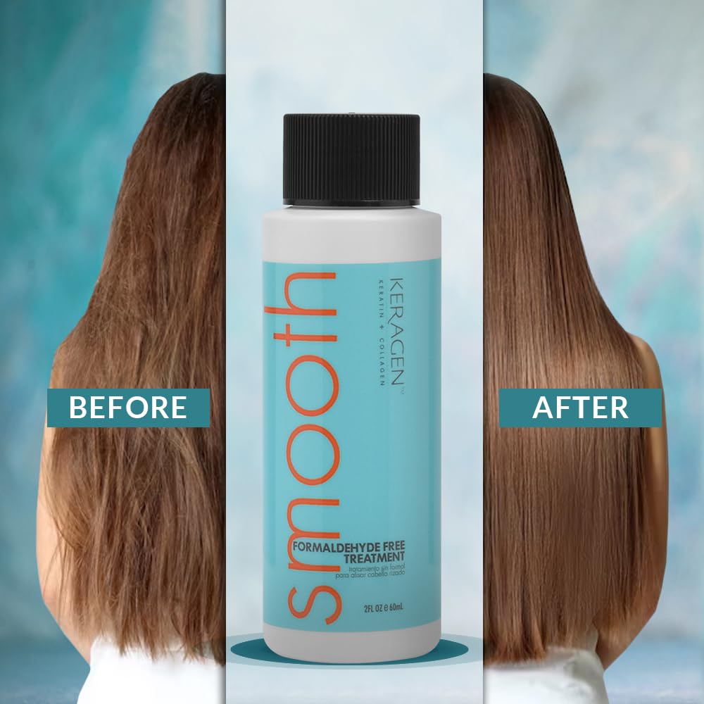 In-store KERAGEN display promotes easy at-home smoothing as part of routine