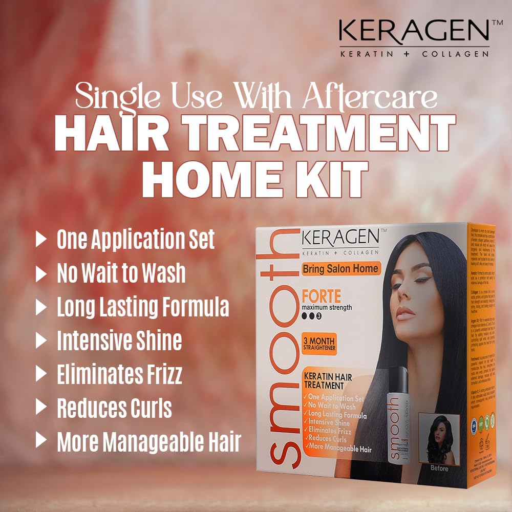 KERAGEN Hair Mask 10 ml provides deep conditioning for smoother-looking strands