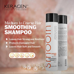 KERAGEN color-safe formula protecting color while nourishing strands