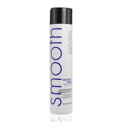 KERAGEN sulfate-free purple shampoo bottle highlights color-safe toning for blond and silver hair