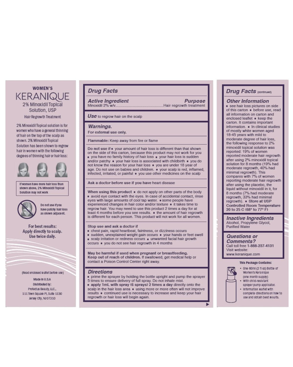 Keranique community-inspired visuals reflecting user stories and support