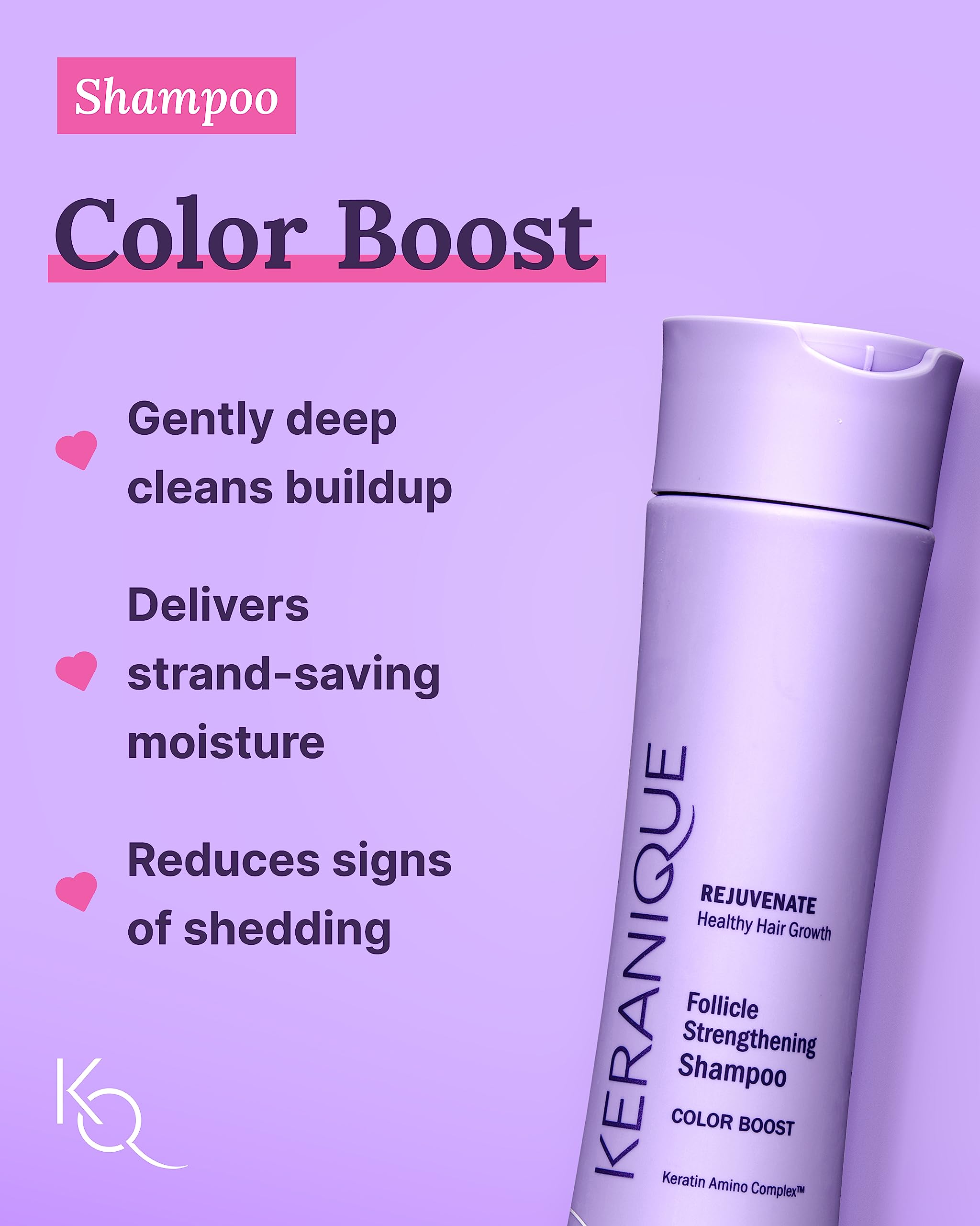 Keranique Follicle Booster Serum bottle showing lightweight scalp nourishment.