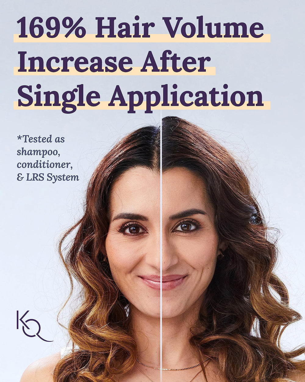 Keranique Keratin Amino Complex cream-gel shows smooth application for detangling and protection