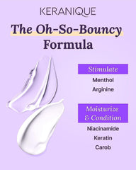 Keranique shampoo pump view for effortless, mess-free daily use