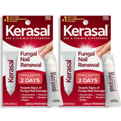 Kerasal Nail Fungus Extra Strength bottle for gentle daily nail repair and hydration.