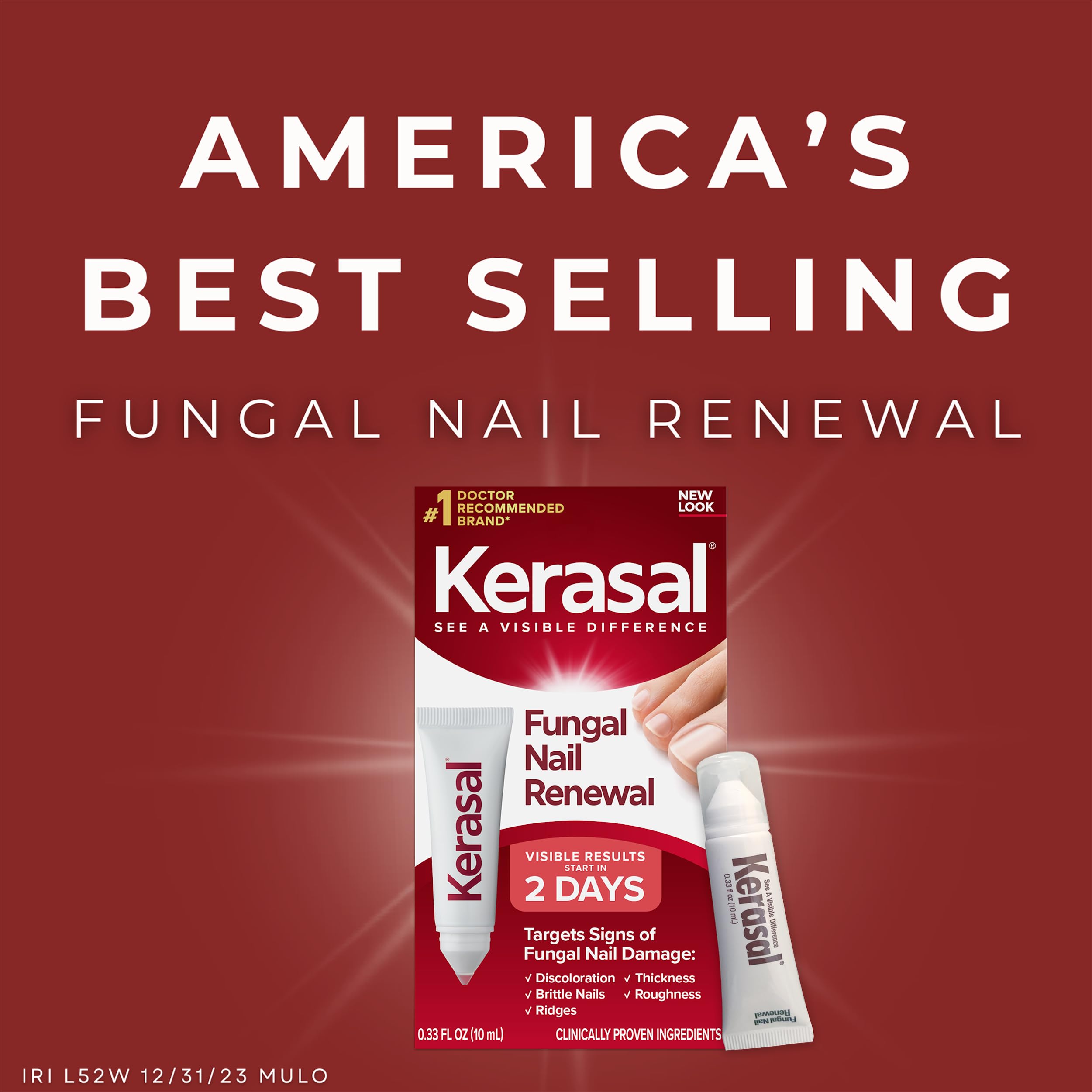 Kerasal formula with urea and lactic acid hydrates, exfoliates, and smooths nails.