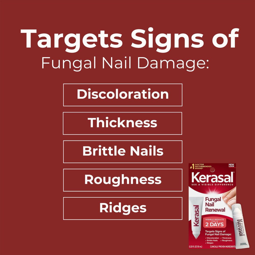 Kerasal twin-pack supports ongoing home nail care routine.