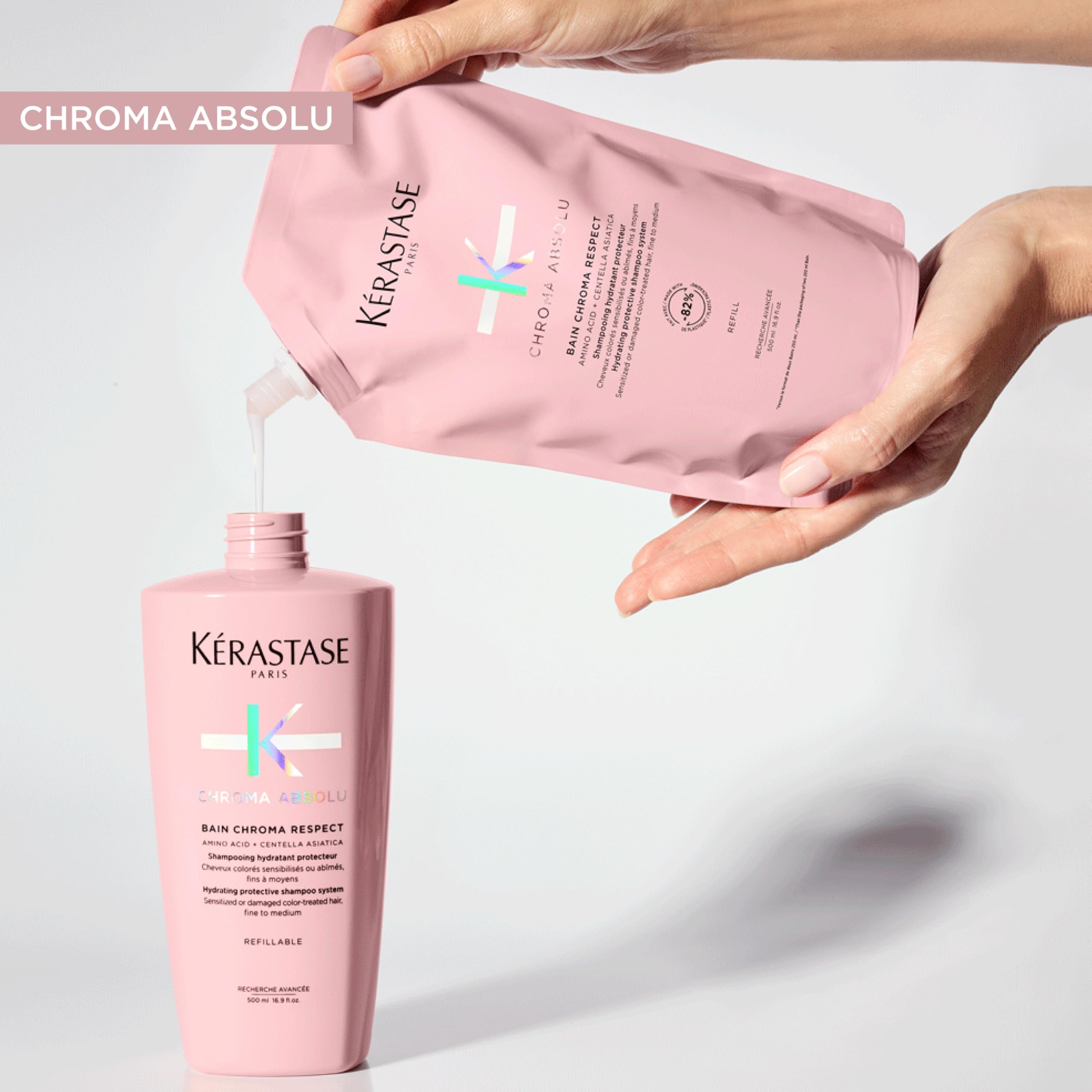 Centella Asiatica enriched formula in Kérastase Chroma Absolute.