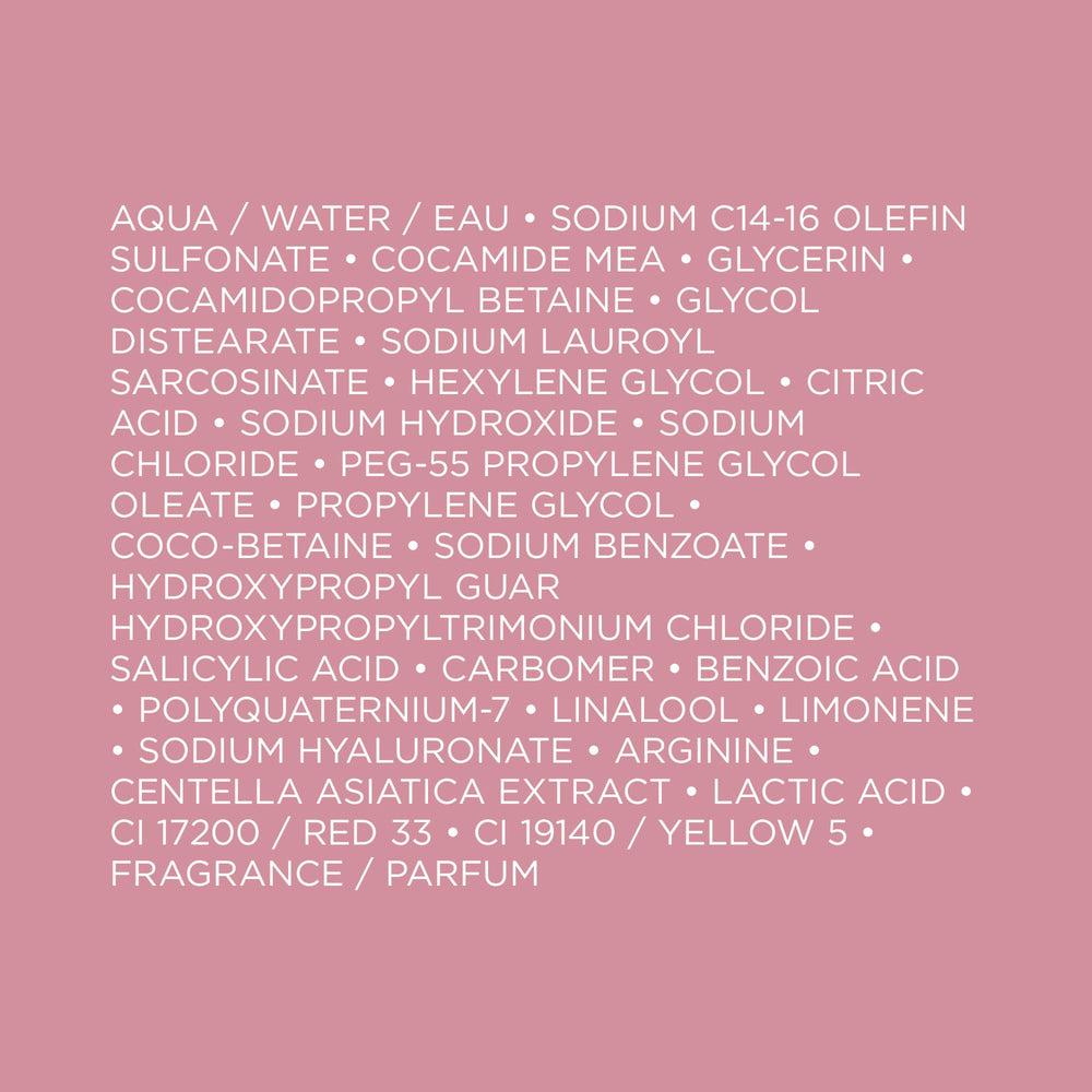 Kérastase Chroma Absolute Chroma Respect shampoo ingredients label highlights glycerin and hyaluronic acid.