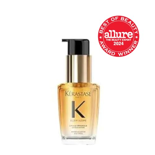 KÉRASTASE Elixir Ultime wild camellia oil bottle with flower accent for nourishing care