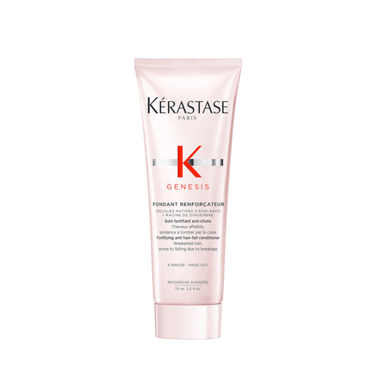 Kerastase Genesis Renforcateur bottle highlights lightweight fortifying formula for detangling.