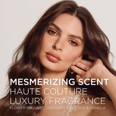 Kerastase Gloss Absolu Glaze Milk application on mid-lengths supports even coverage.