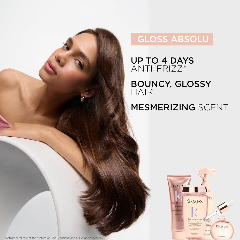 Kerastase Gloss Absolu Glaze Milk cream-like texture with silky finish.