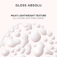 Kerastase Gloss Absolu Glaze Milk travel-friendly bottle sits on vanity.
