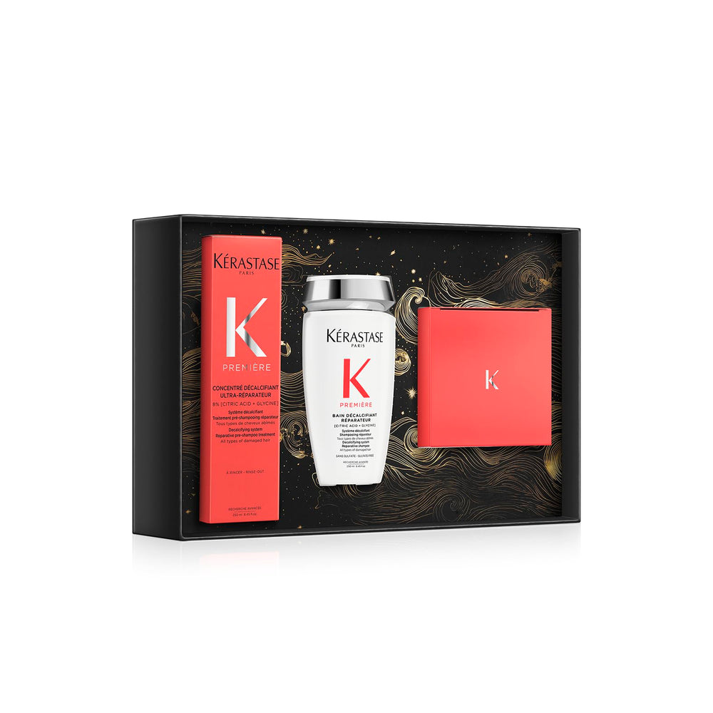 KÉRASTASE Premiere pre-shampoo bottle removes buildup and primes hair for repair