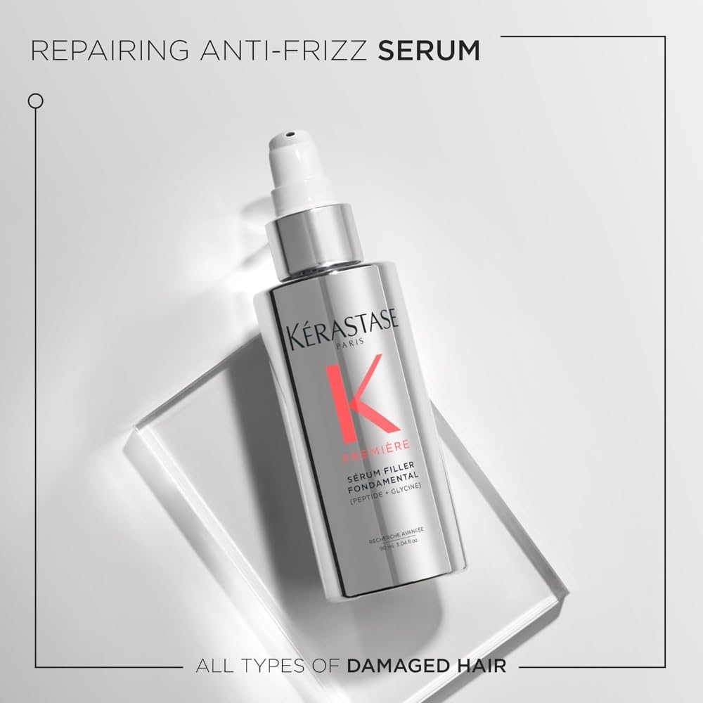 Kerastase Premiere serum close-up texture delivering lightweight repair.