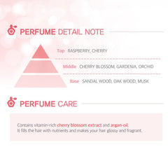 Rich lather from Kerasys Cherry Blossom Perfumed Shampoo while cleansing