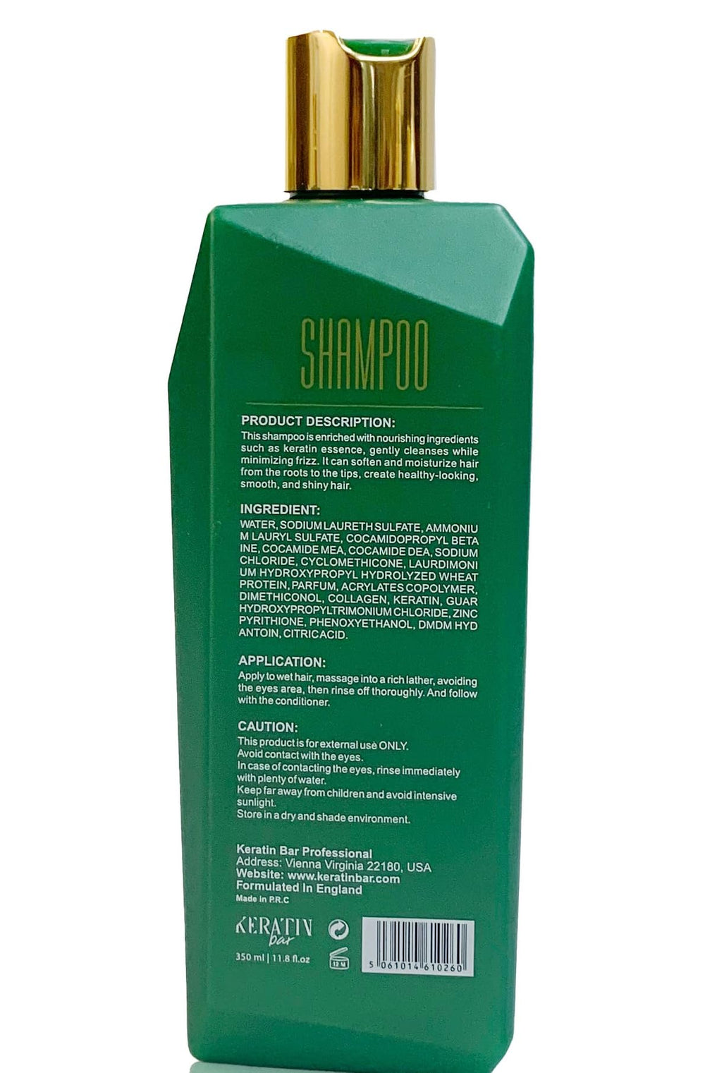 KERATIN BAR Organic Shampoo after use reveals silky, manageable hair with a soft finish.