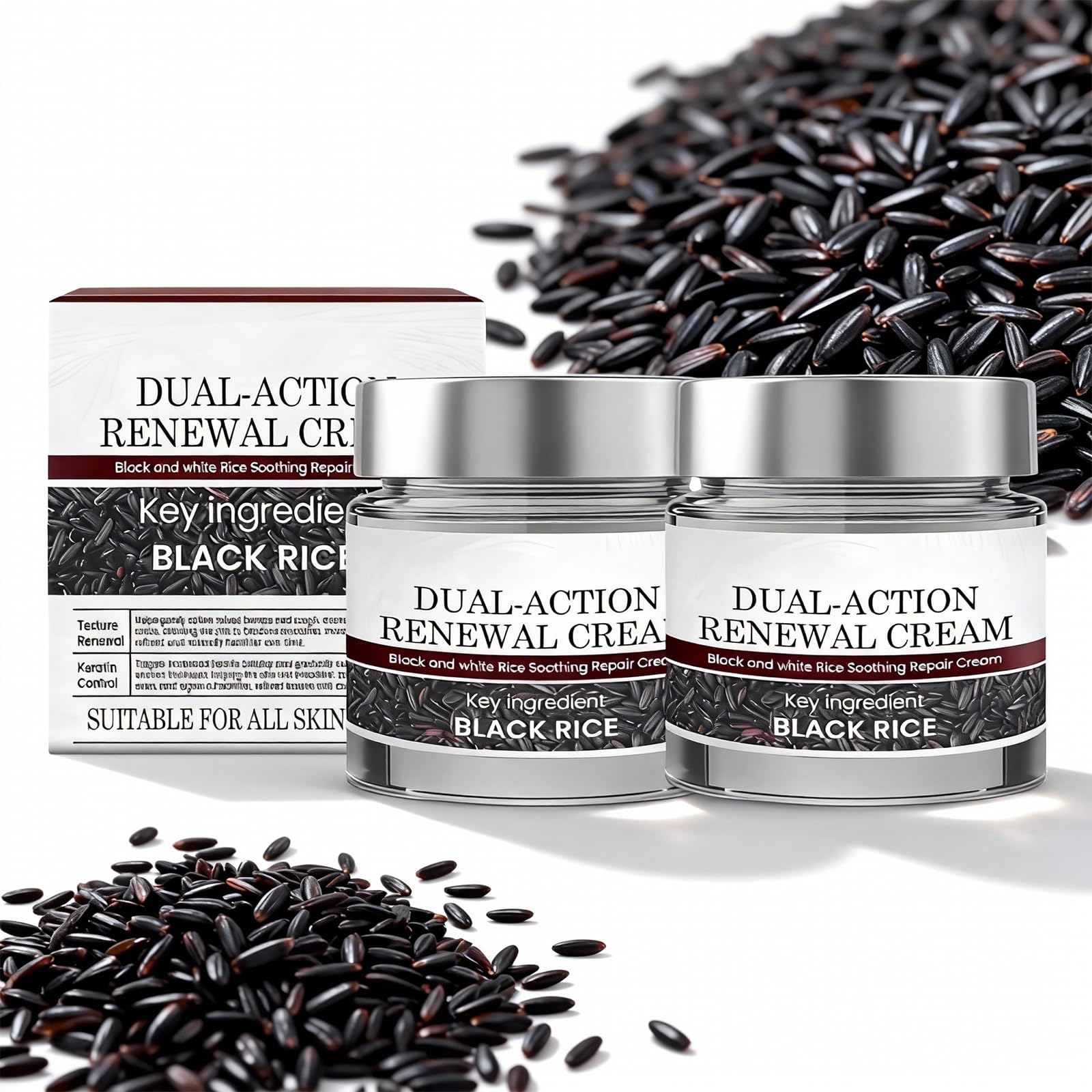 Keratin Erase black rice soothing blend provides gentle nourishment and balance.