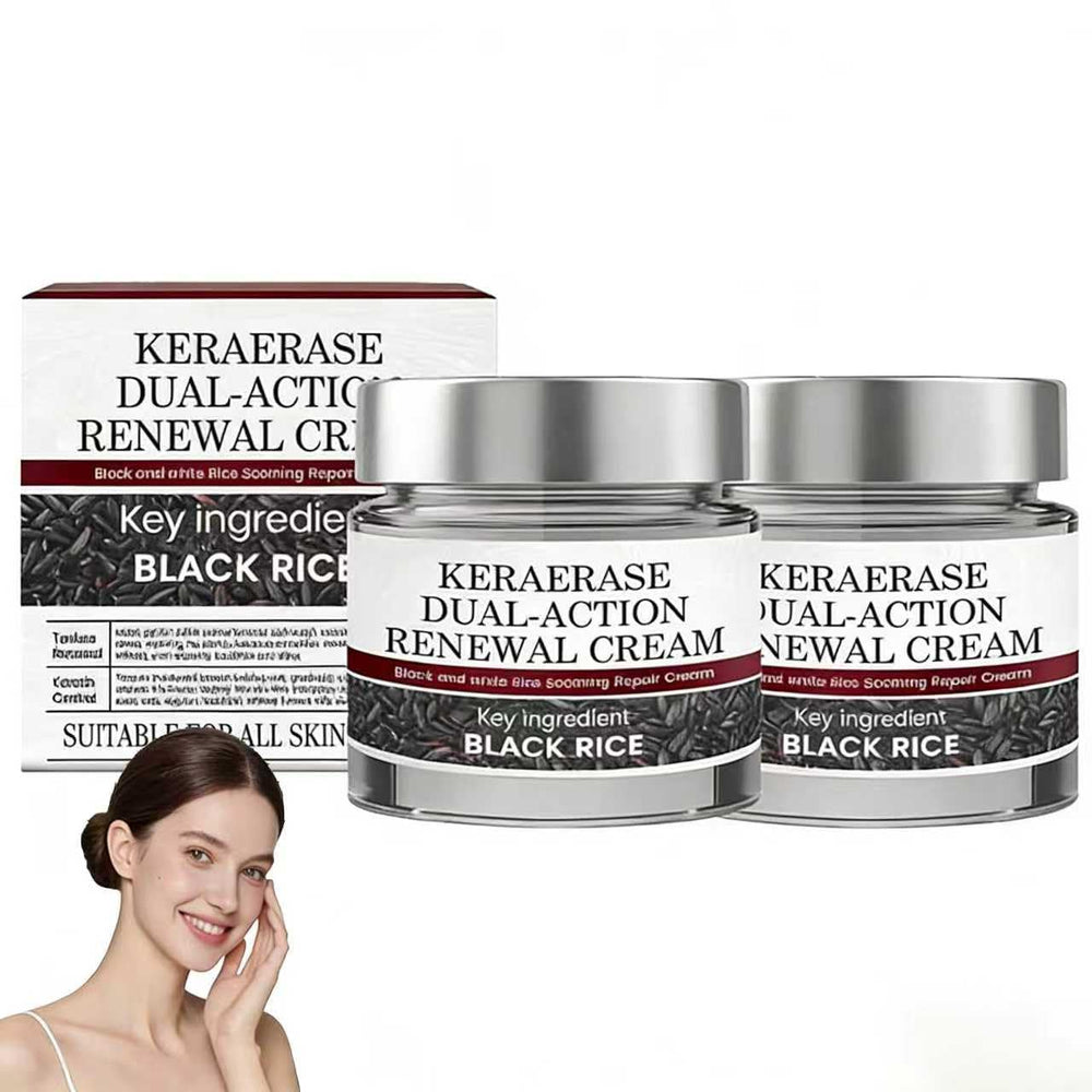 Keratin Erase dual-action cream with texture refinement for smoother-looking skin.