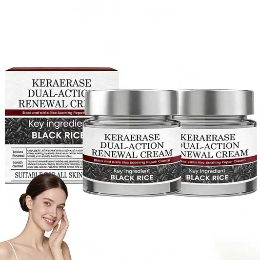 Keratin Erase dual-action cream with texture refinement for smoother-looking skin.
