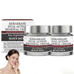 Keratin Erase dual-action cream with texture refinement for smoother-looking skin.