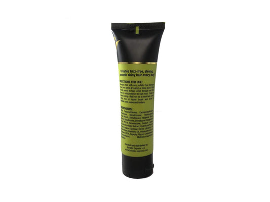 Keratin Express Daily Frizz Control application; reduces frizz and humidity effects.